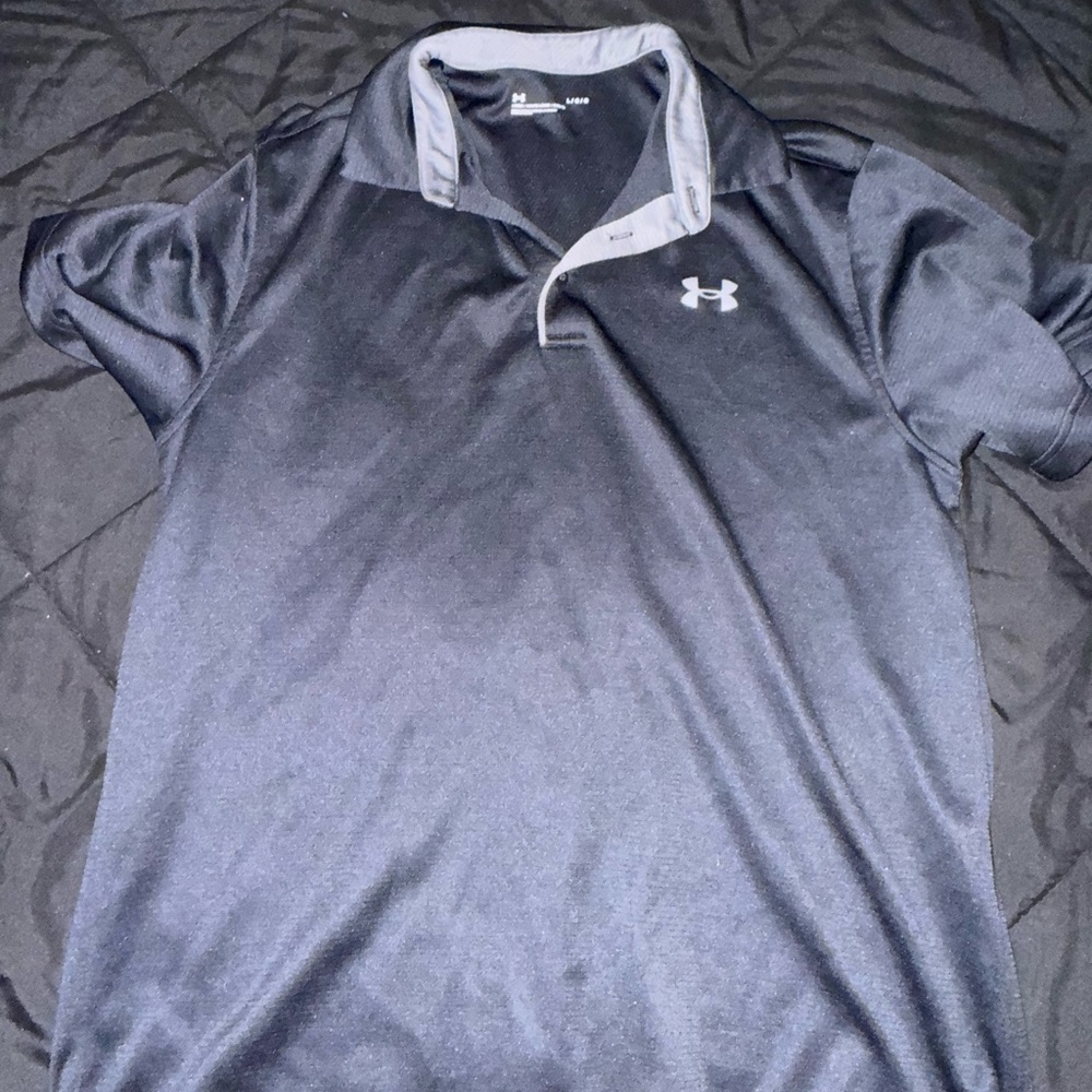 Under Armour Men's Black Polo Shirt